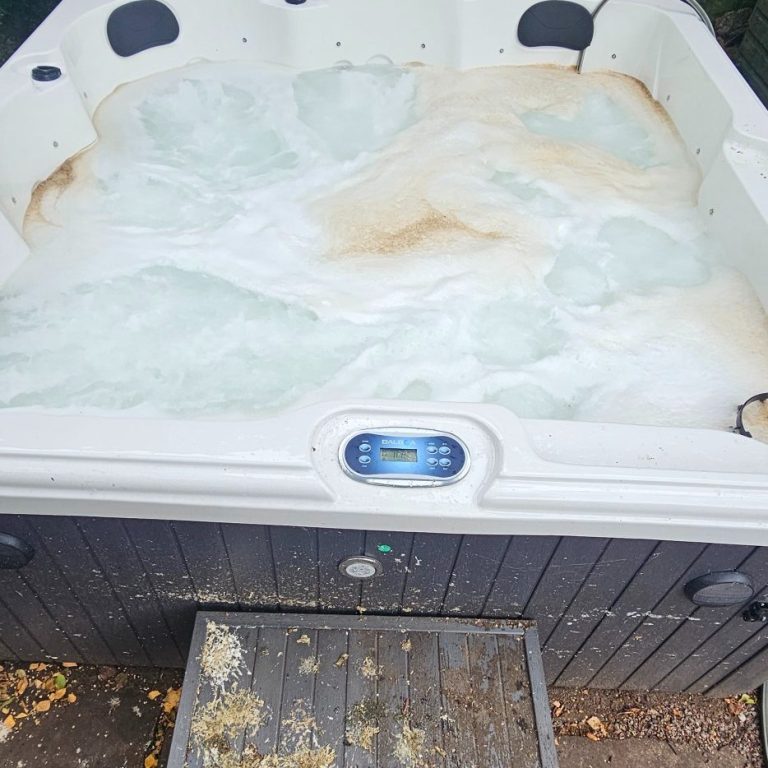 hot tub pipework biofilm flush